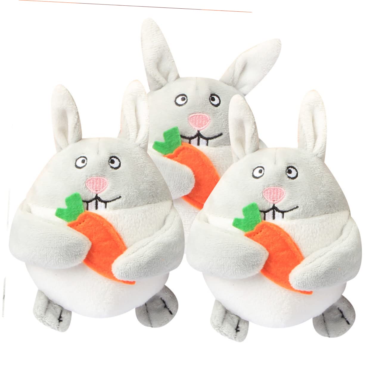 YARNOW 2pièces Jouet Peluche pour Animaux De Compagnie avec Couineur Jouet à Mâcher pour Chiens De Moyenne à Et Lavable Parfait pour Intérieur Et Entraînement
