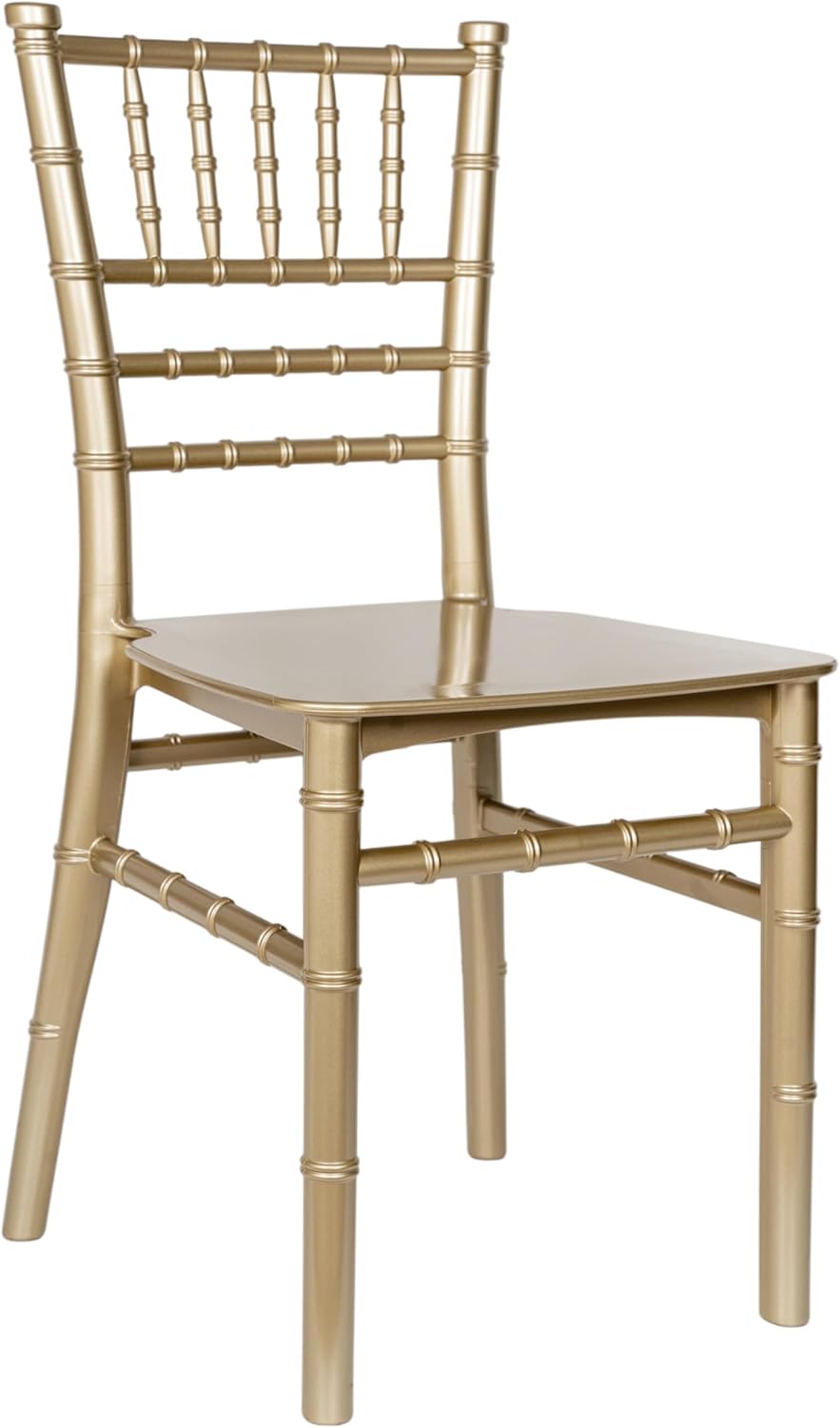 Flash Furniture Hercules Series Children's Resin Event Chair, Commercial/Residential All Occasion Chair, 330 lb. Static Weight Capacity, Gold Gold Set of 1