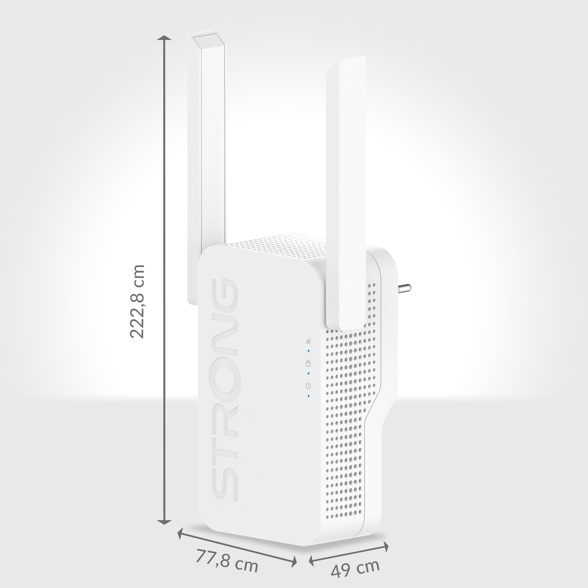 STRONG Wzmacniacz Wi-Fi 6 AX1800 – wzmacniacz sygnału, maksymalna prędkość i zasięg