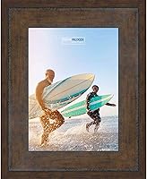 Vista 4 de Poster Palooza 23x32 Contemporary Antique Gold Complete Wood Picture Frame with UV Acrylic Plexiglass, Foam Board Backing & Hardware Included