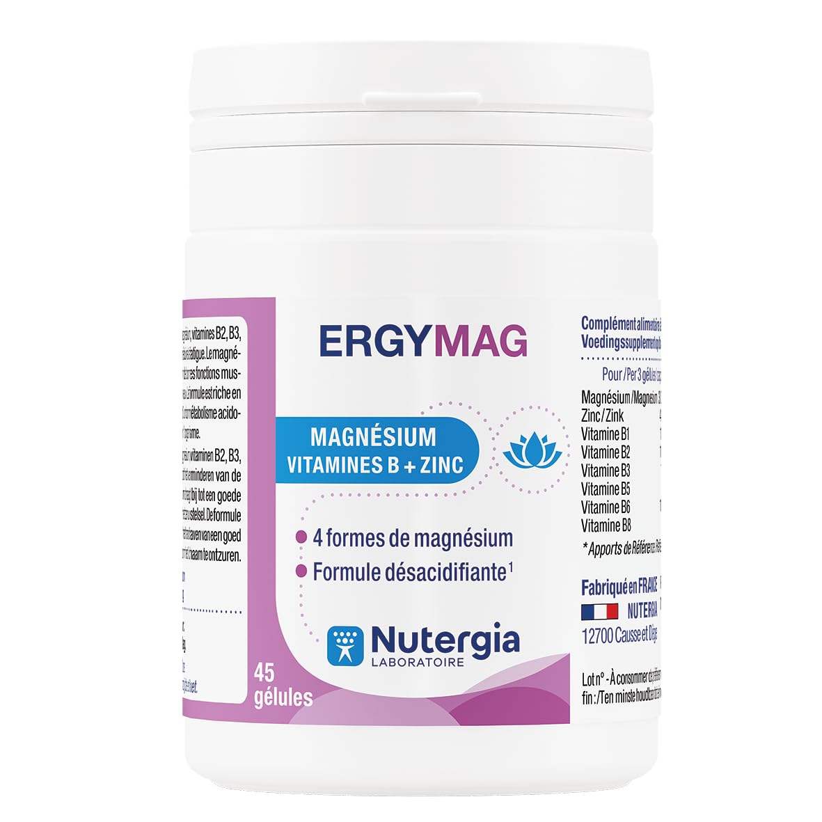 Nutergia - ERGYMAG 45 GELULES NUTERGIAzf#