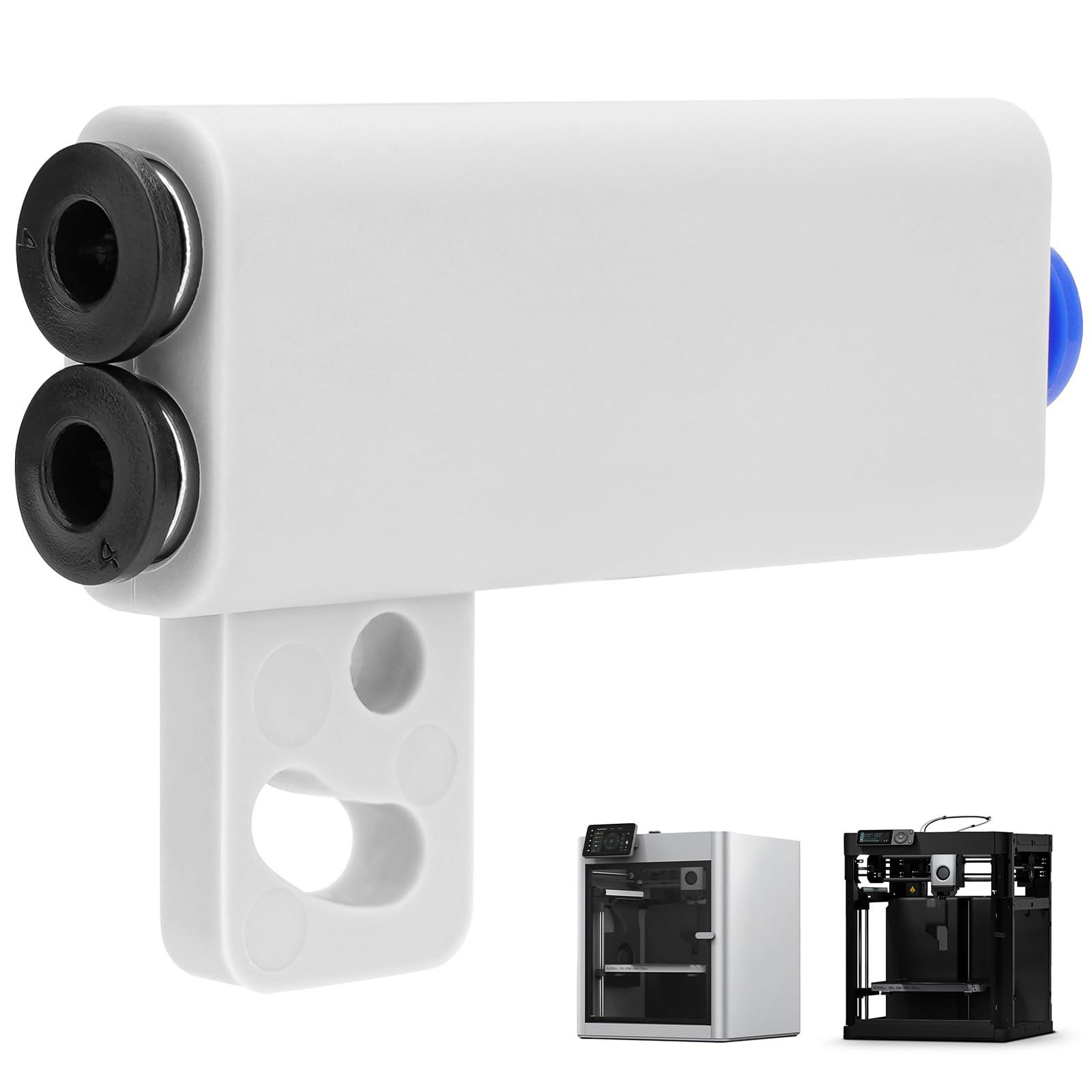 Upgrade ABS 2-in-1 PTFE Adapter Replacement for Bambu lab X1C/X1/X1E/P1P/P1S/P2S/H2D/H2S 3D Printer,Excellent Detachable AMS Tubing Connectors-image-36