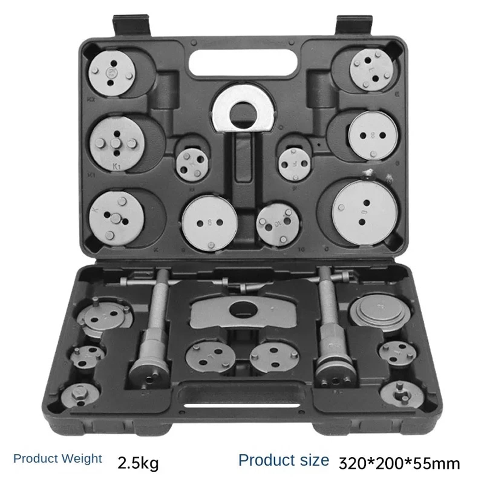 Ajustador freno de tambor 22 Piezas De Herramientas De Retorno De Subbomba De Freno, Pistón Superior Y Trasero, Desmontaje Y Reemplazo De Pastillas De Freno piston calibre freno