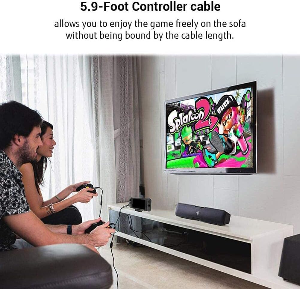 Gamecube Controller, Classic Wired Controller for Wii Nintendo Gamecube (Pink) (Renewed)