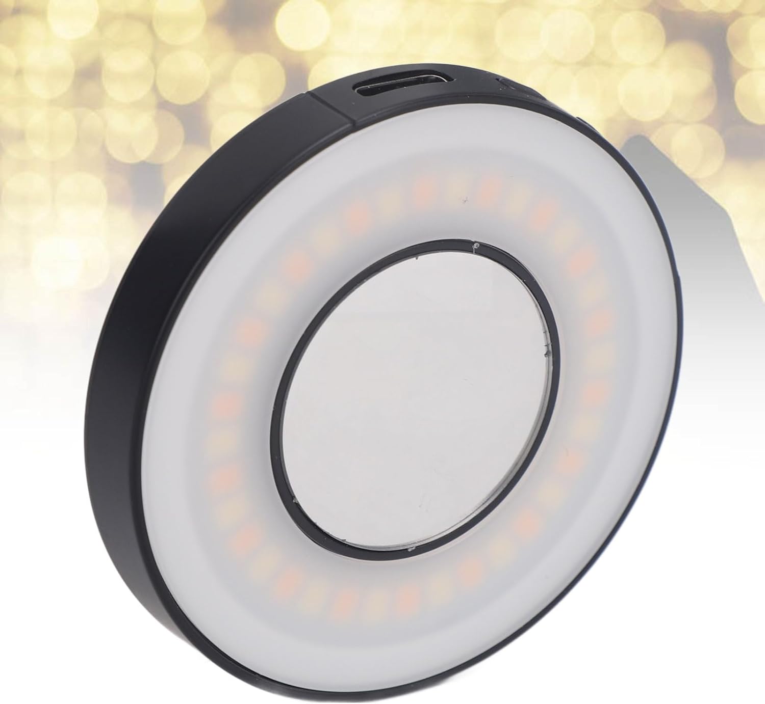 Magnetic Phone Selfie Light, Portable Mobile Phone Fill Light, LED Video Light with Clip, 2500‑9000K Type C Rechargeable Light for Selfies Video Conferences Vlogging