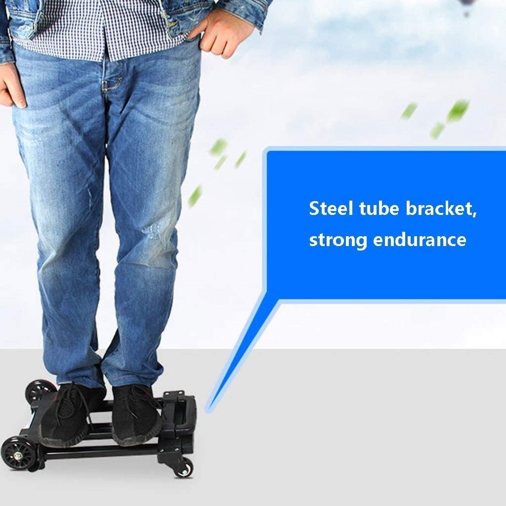 Carrelli elevatori Carrello Home Comodo Carrello Carrello Piccolo Nero Carrello Pieghevole da Viaggio Carrello portabagagli Universale