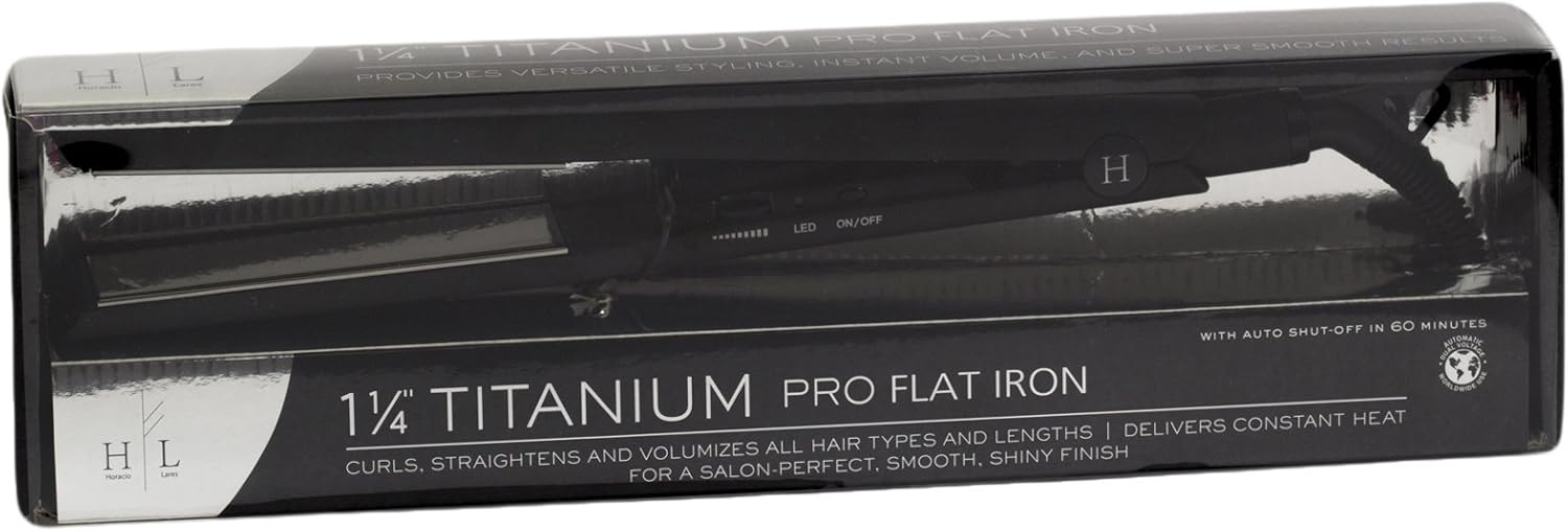Horacio Lares Titanium Pro Plancha para el Pelo : Amazon.com.mx: Belleza