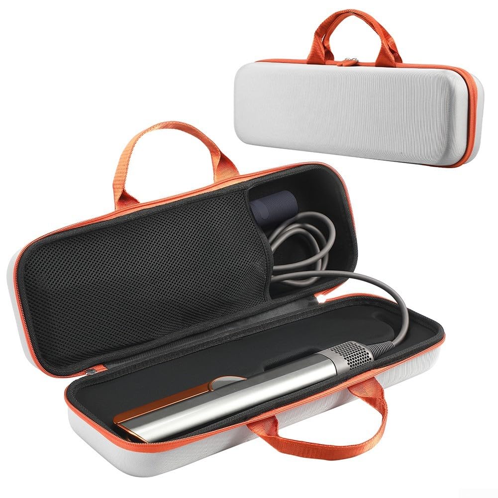 Custodia rigida da viaggio per Dyson Airstrait HT01 Organizza i tuoi accessori per piastra capelli con facilità (grigio)