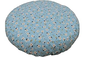 Round Fitted Sheet Cover Replacement for 20" Round Dog Bed