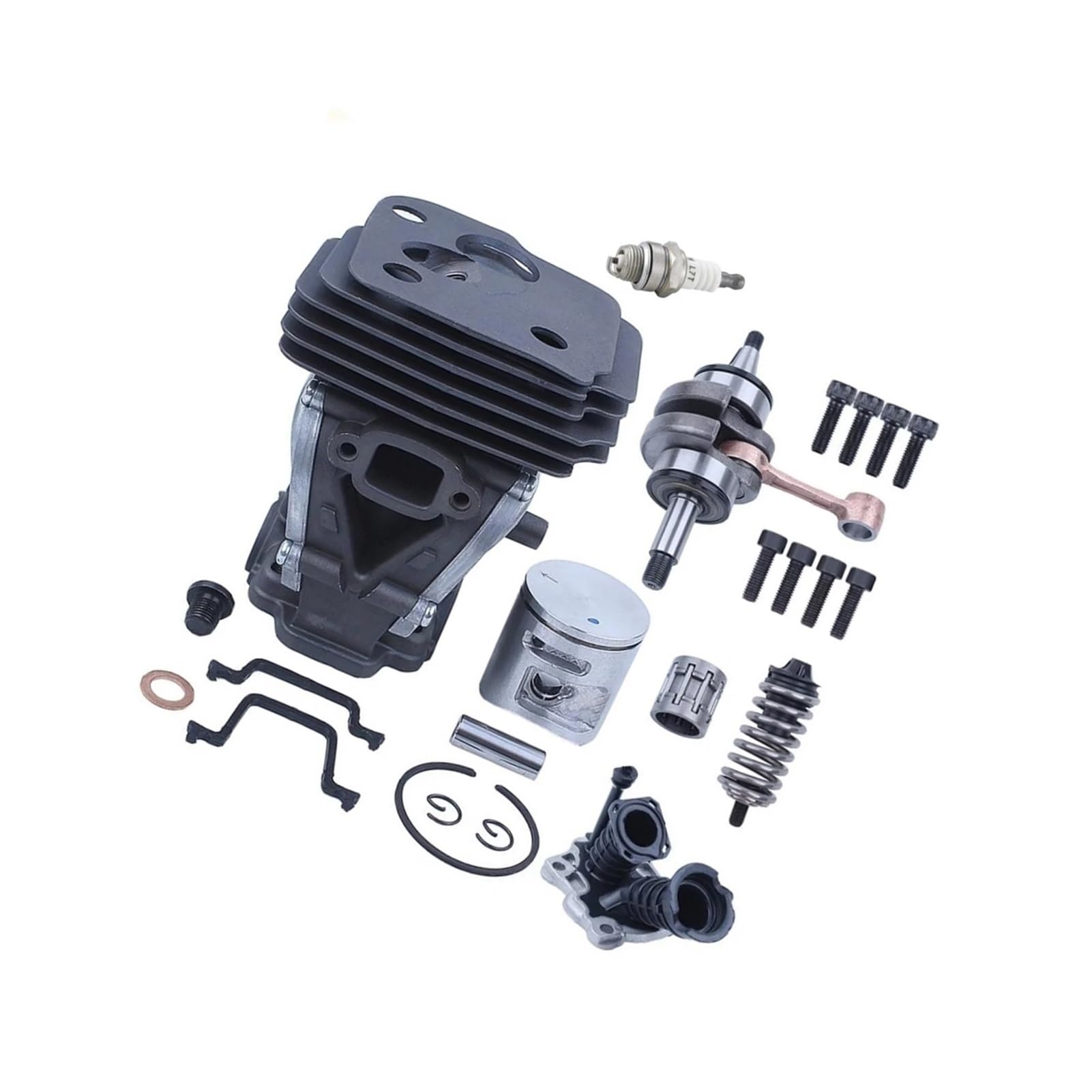 Kit Cylindre et Piston de Tronçonneuse 42mm Haute Résistance pour Modèles 445E et 450E