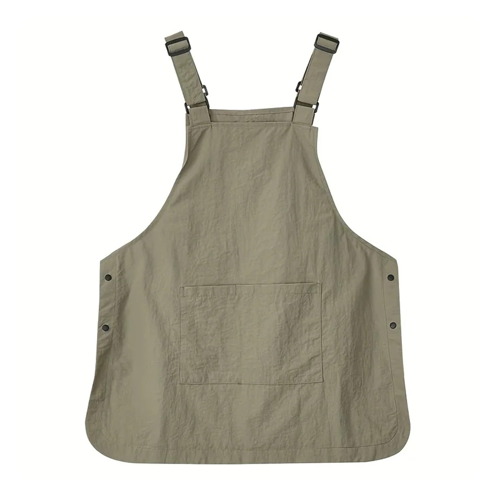Delantal Delantal de limpieza impermeable for peluquería, cafetería, catering, ropa trabajo con bolsillos, for cocinar y pintar, ajustable, color sólido