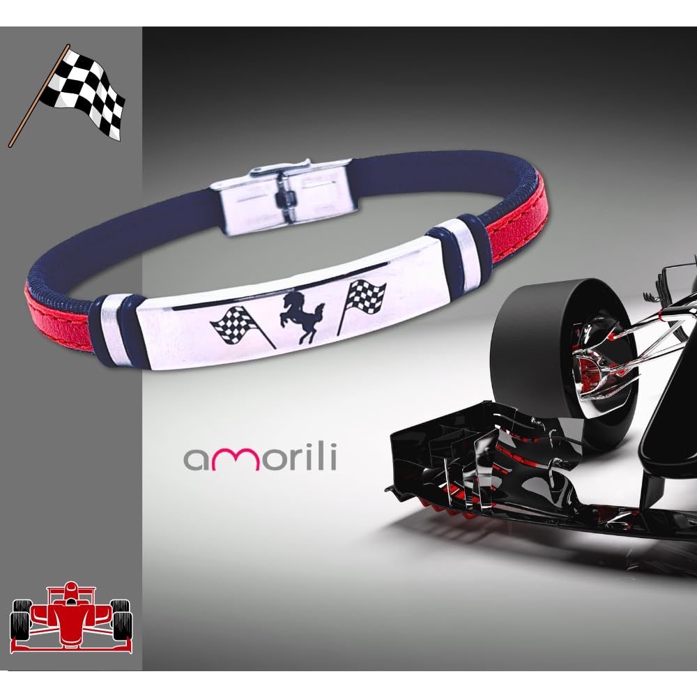 Bracciale con cavallino rampante uomo cavalluccio bcc3088