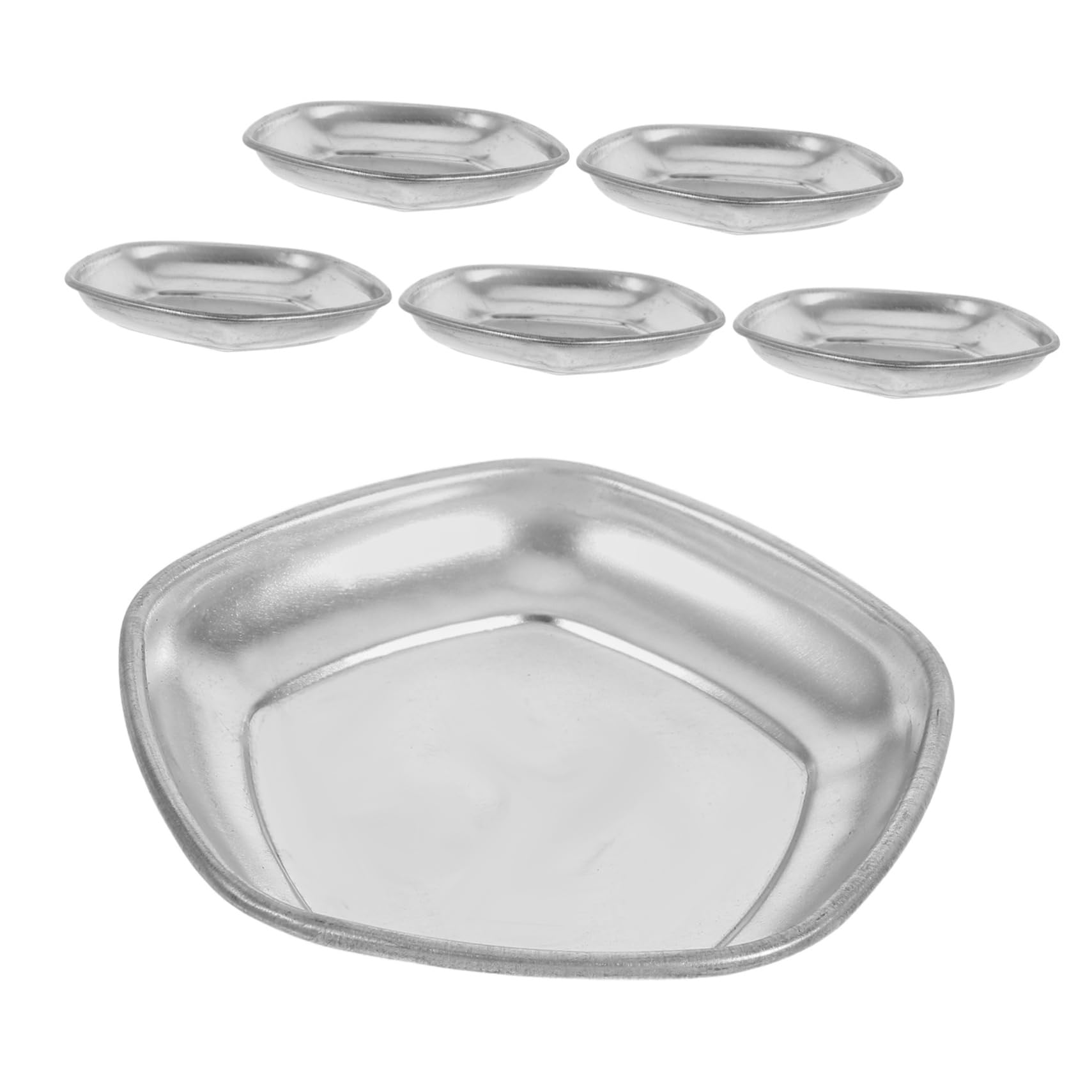 Gogogmee 6pcs Pigment Palette for Artists Professional Paint Mixing Trays for Models Figures Portable Painting Accessories with Construction for Crafting Makeup Applications