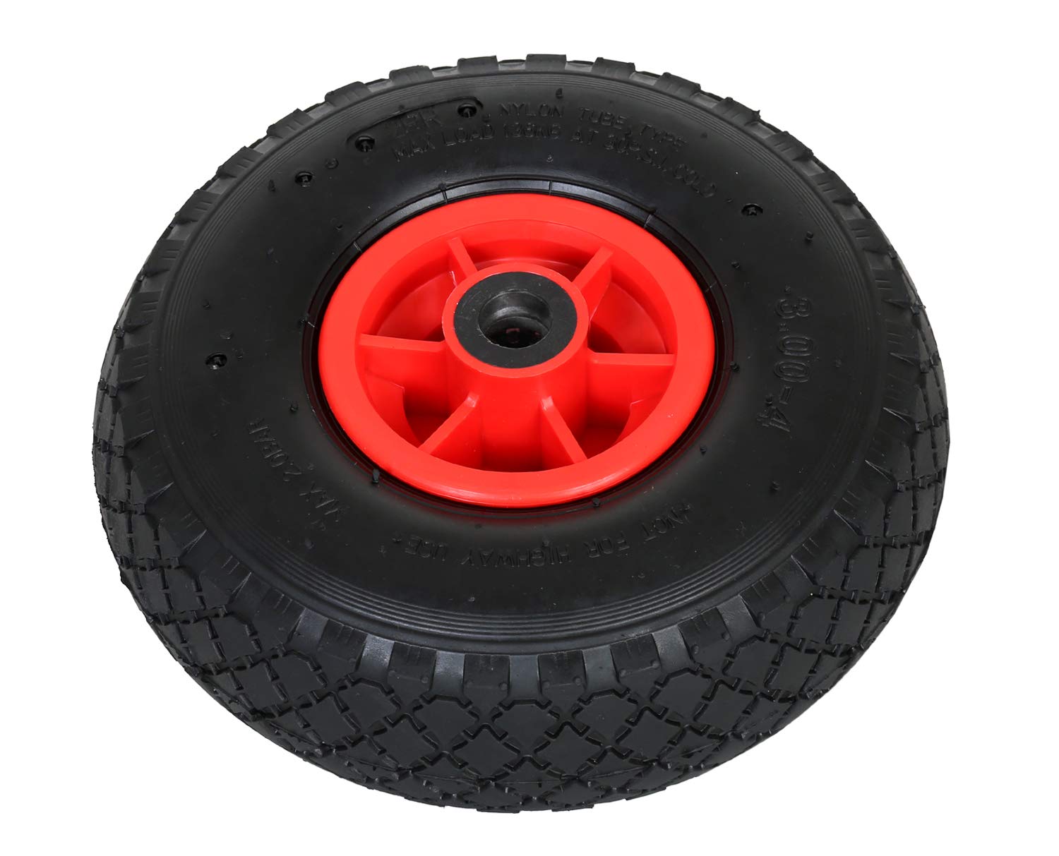 FROSAL Sackkarrenrad Nabe 20mm/60mm Rad Bollerwagen | Ersatzrad Reifen Sackkarre | Ersatzreifen | Luftreifen Rollenlager Kugellager | (2 Stück)