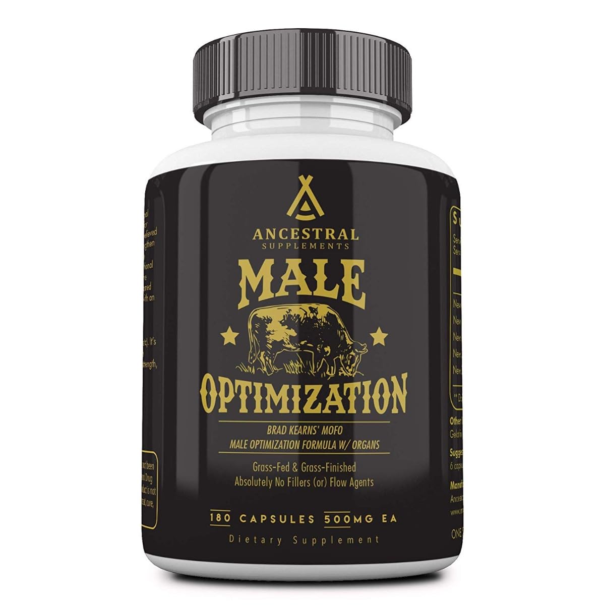Ancestral Supplements, Optimierungsformel, Grasgefüttertes Rinderorgan-Präparat mit Leber, 180 Kapseln