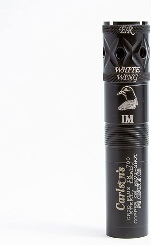 CARLSON'S Choke Tubes 12 Gauge Compatible for Benelli Crio Plus  Stainless Steel  White Wing Dove Choke Tube  Made in USA