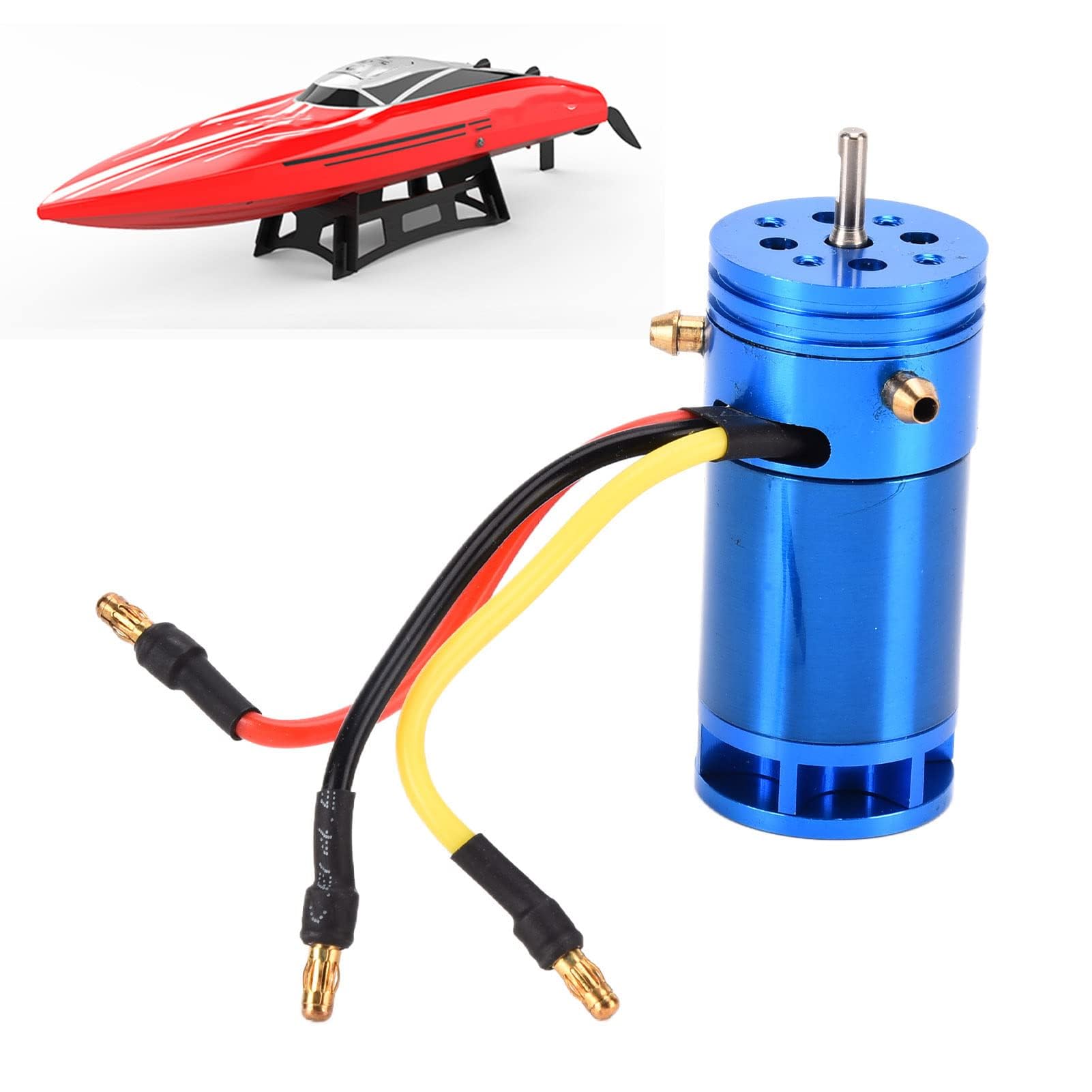 Wassergekühlt Bürstenloser Motor für RC-Boote, Hohe Zuverlässigkeit, Geräuscharm, Ferngesteuertes Boot Zubehör