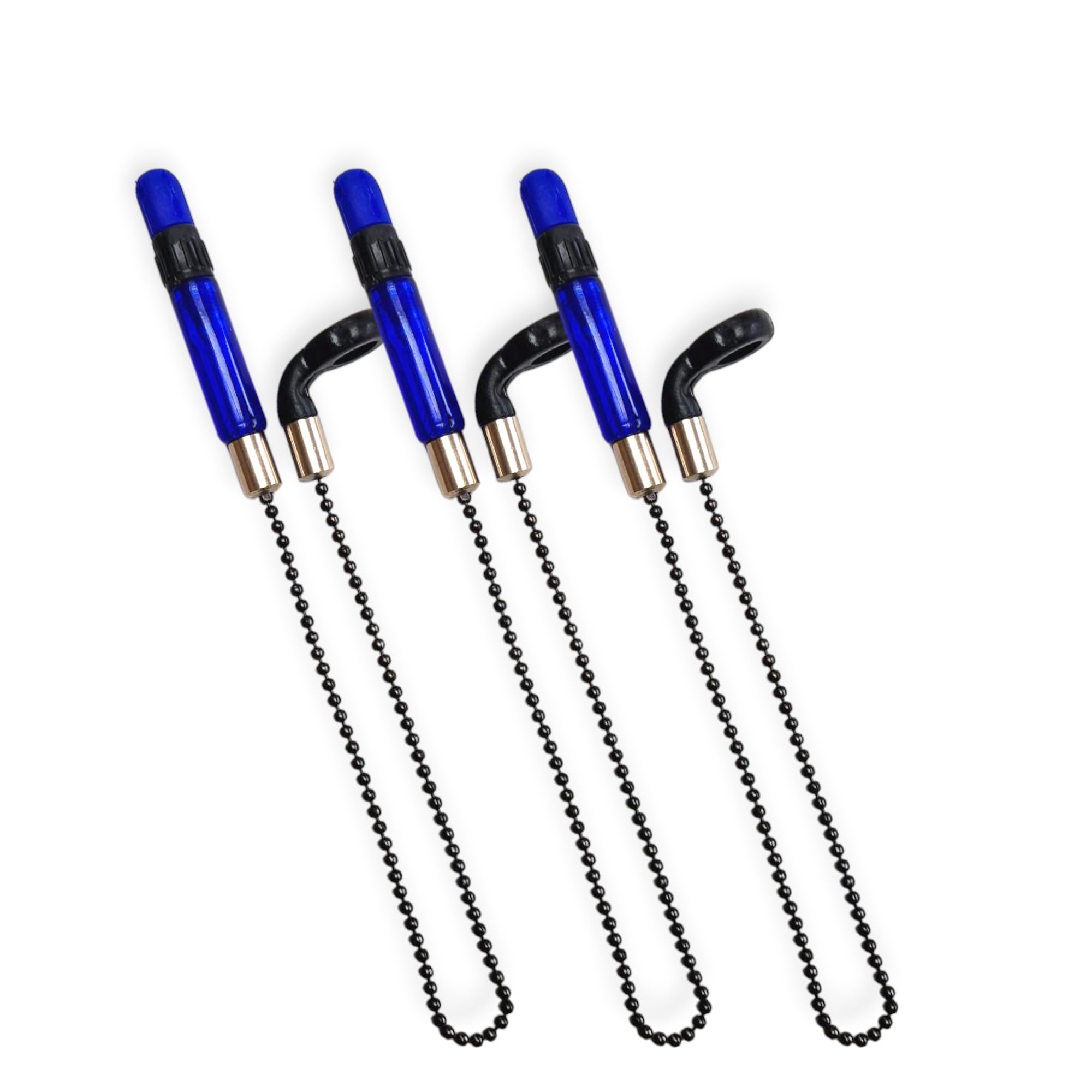 TJR Tackle 3 GTO Bobbins Bite Indicators Carp fishing Tackle for Bite Alarms and bank sticks From (BLUE), 11mm x 345mm - Image 2