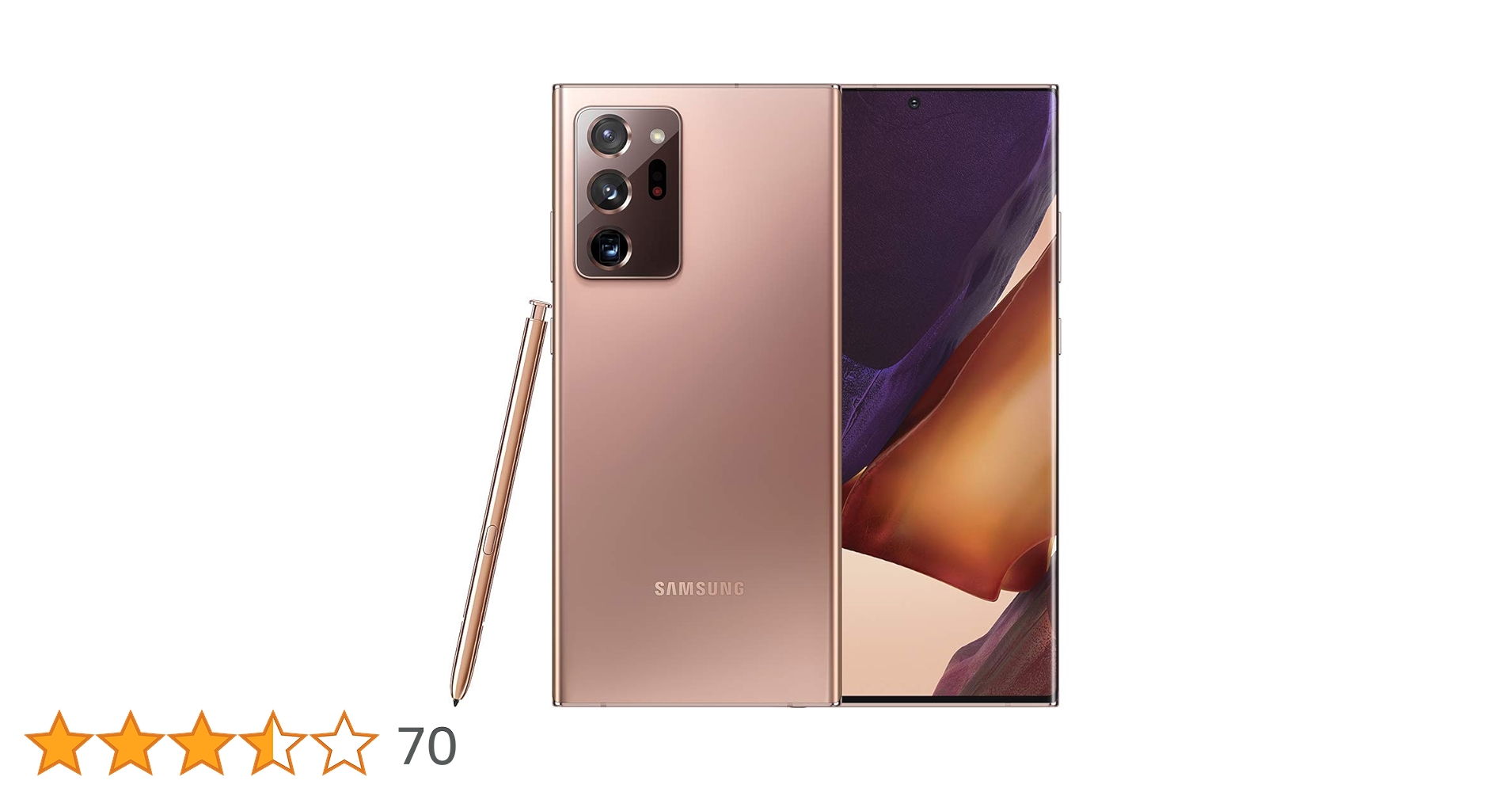 Galaxy Note 20 Ultra 5G ブロンズ　037400ab サムスン Galaxy Note20 Ultra 5G SC-53A docomo [ミスティック