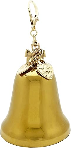 Adornos para árbol de Navidad, adornos de campana de Navidad, decoración del hogar, regalo de Navidad, regalo de Navidad, decoración colgante (oro