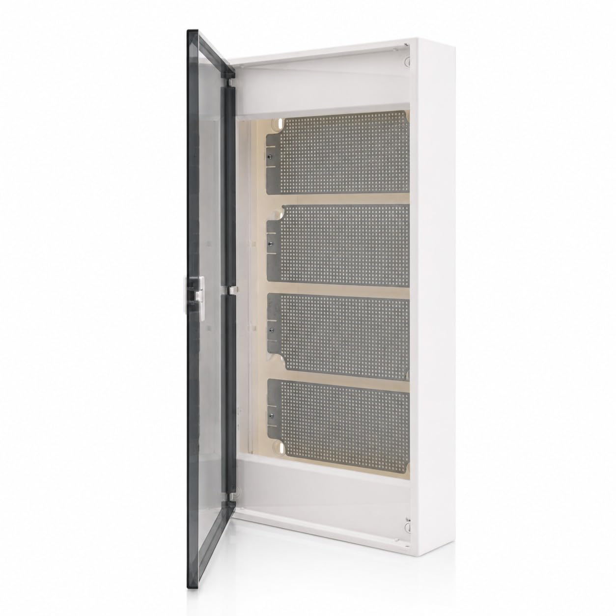 Intratec - Distributore multimediale, IP40, 63A, da parete, 650 x 310 x 96 mm, distributore di rete IT, distributore di comunicazione, Smart Home, IEC 62208