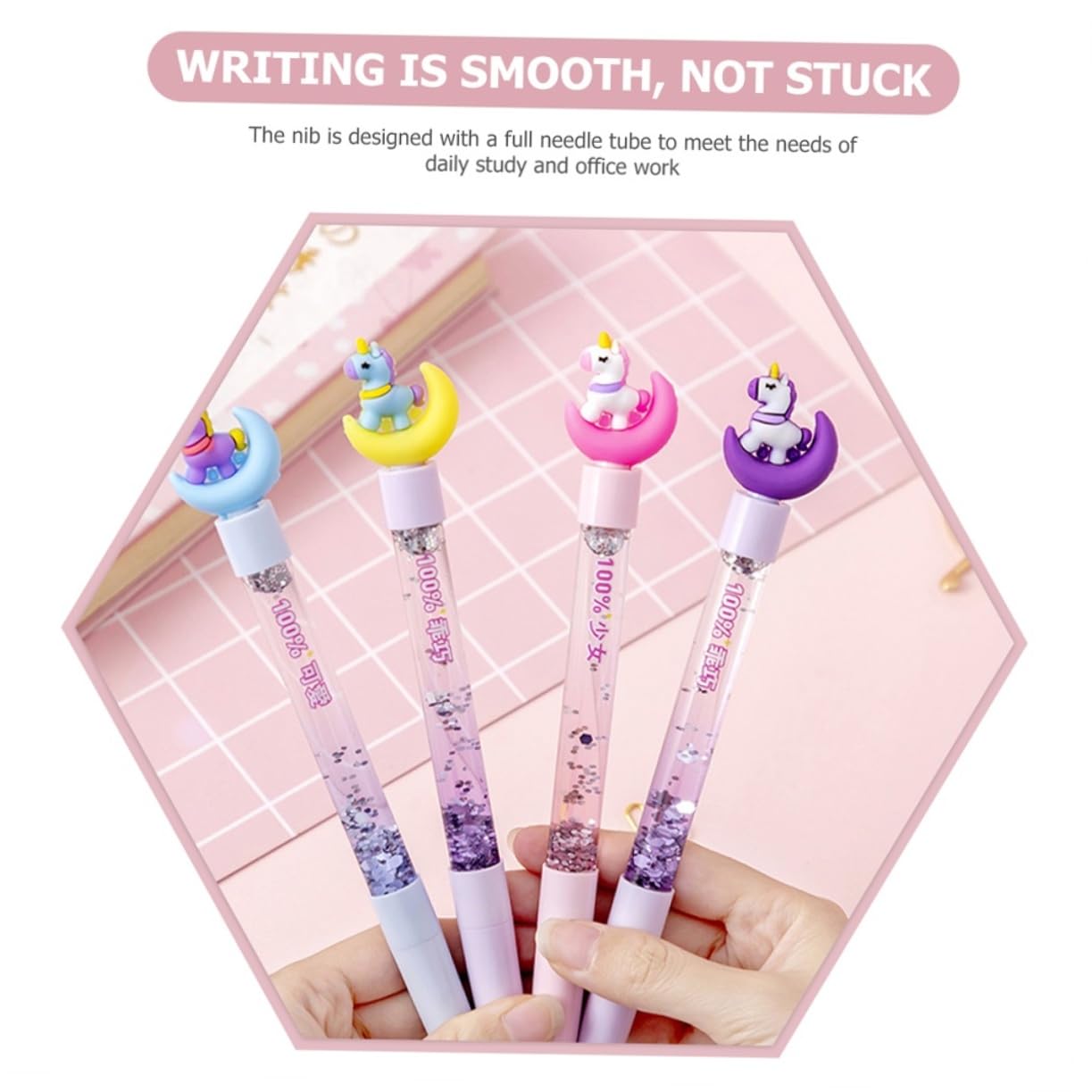 Simpatico orso cartone animato Penne gel Kawaii 0.5mm Inchiostro nero Penne neutre Cancelleria coreana Strumento di scrtura Fornure per ufficio scolastico Penna gel  21