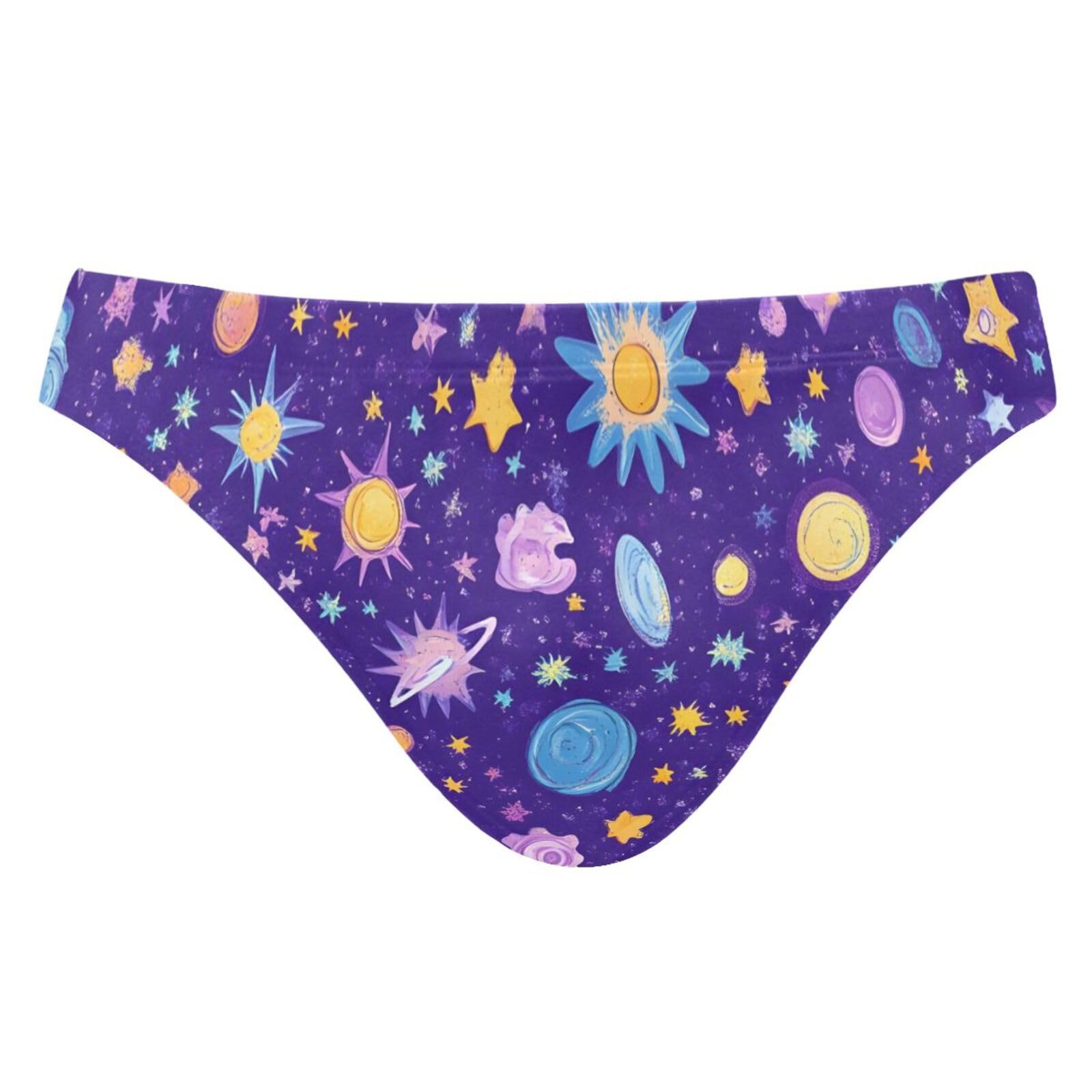 UMIRIKO Mens Bikini Swimwear Space Planet Galaxy Swimsuits for Men XXXL 202b8303