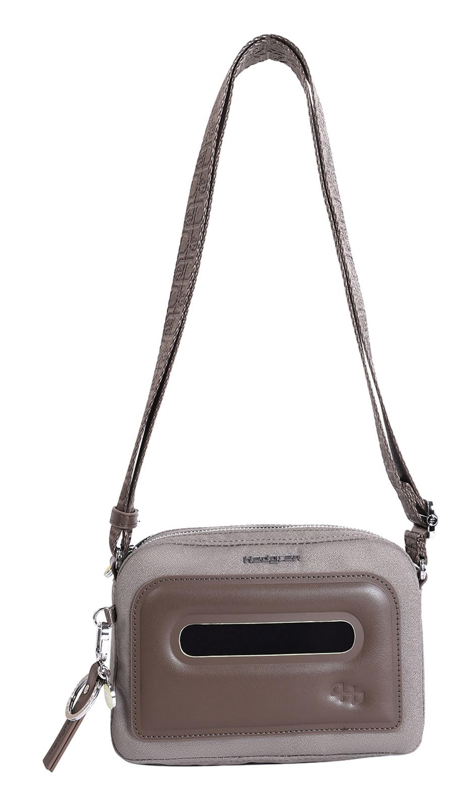 Hedgren Unisex's Ristretto, Vintage Taupe, Small Crossover + RFID