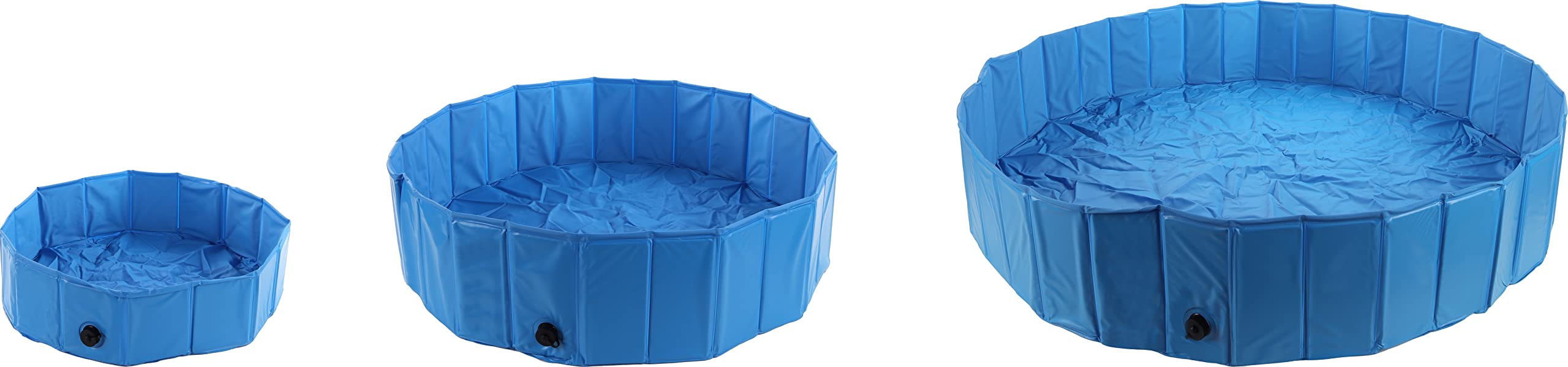 Flamingo Piscine pour Chiens - 120 x 30 cm - Matériau synthétique - Pliable - Aucune Pompe à air n'est nécessaire pour Installer la Piscine