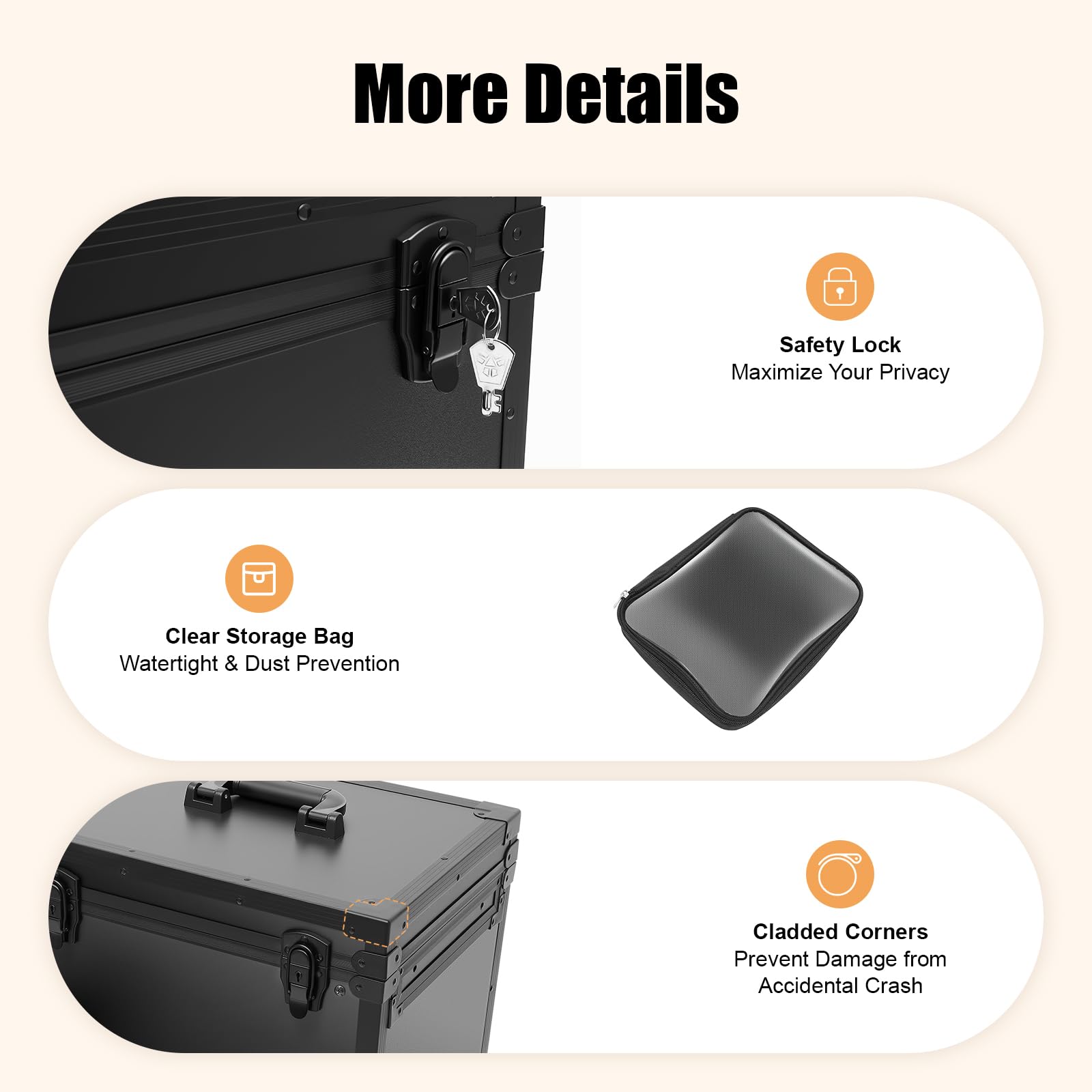 Kosmetik Trolley, Kosmetikkoffer mit 4 Schubladen, Professioneller Kosmetik-Organizer robuster Make-up-Trolley Nagelkkoffer Beauty Case Friseur Box Multikoffer