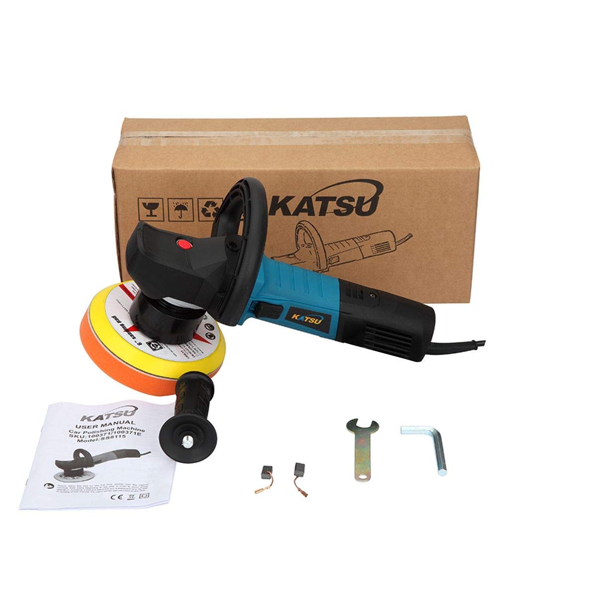 Lucidatrice per moto a motore a doppia azione per lucidatrice a motore KATSU 850W 150MM