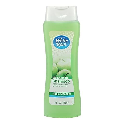 White Rain Champú hidratante, flor de manzana, 15 onzas líquidas, verde (29972)