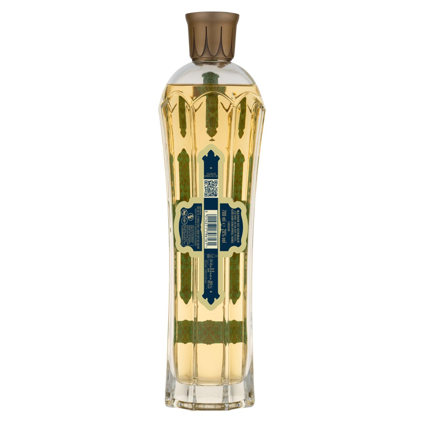 St-Germain ​​​​Licor Francés de Flor de Saúco, 20 % vol., 70 cl / 700 ml., St-Germain Spritz, dulce y fresco, elaborado con flores de saúco silvestres recolectadas a mano, Transforma cualquier cóctel