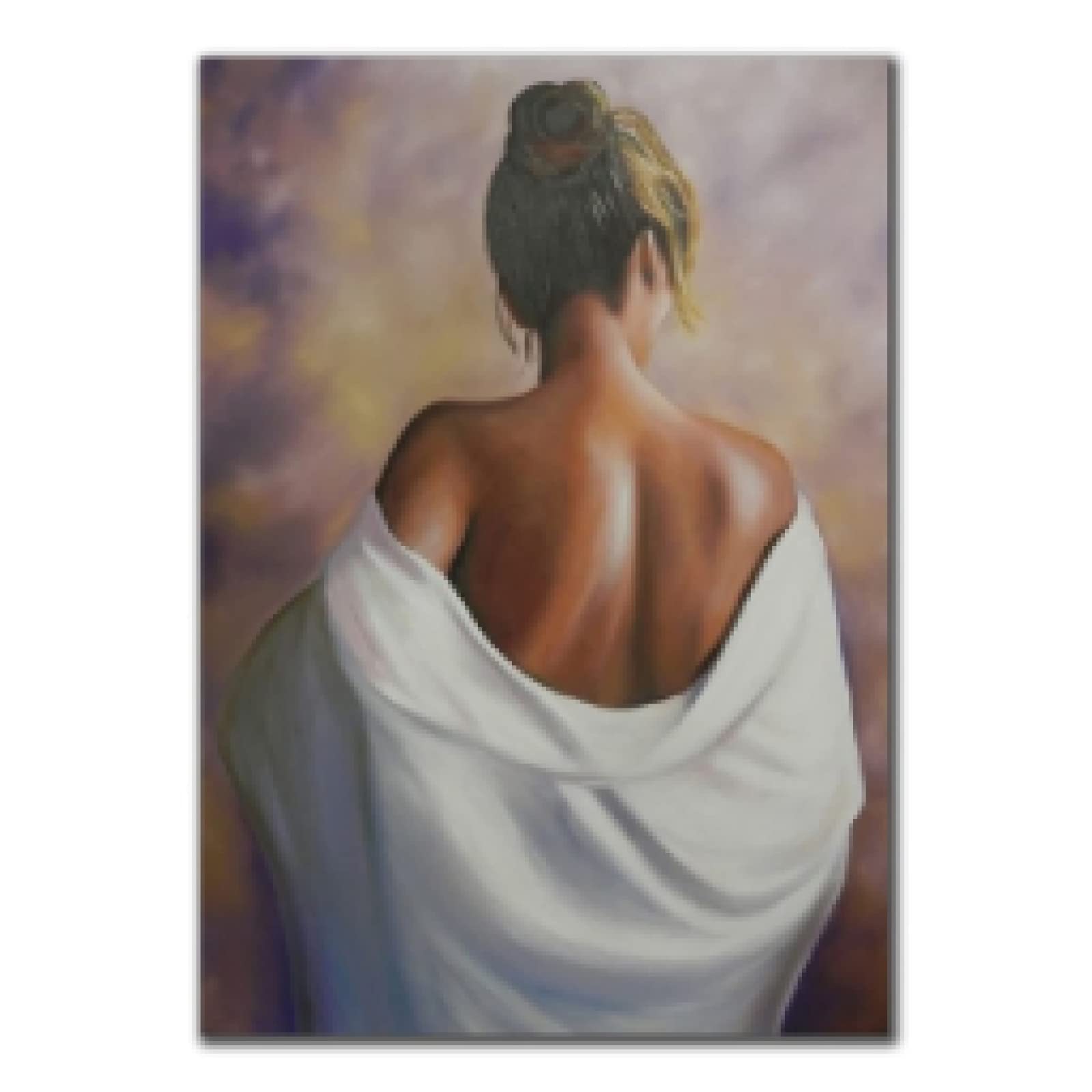 Amazon.co.jp: セクシーな女性の背中のキャンバスの絵画抽象的な女性の