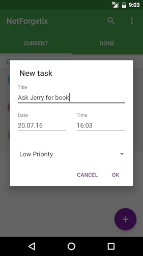 NotForgetix - Notifications