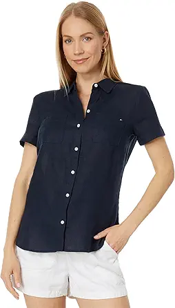 Tommy Hilfiger Women's Camp Shirt