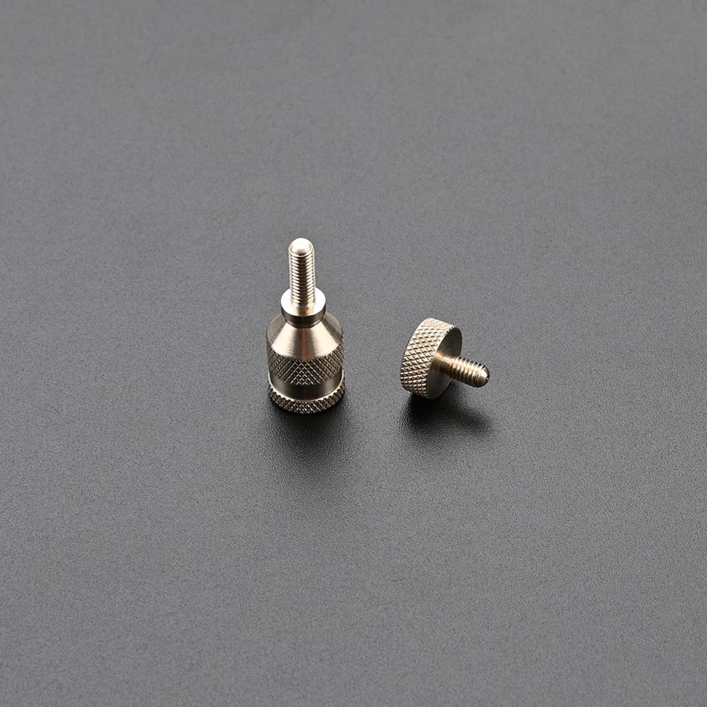Alnicov Copper-Nickel Saxophone Neck Tighting Screws Sax Curved Neck Fixed Screw for Alto Tenor Soprano Saxophone Repair Parts - Thread Diameter 4mm