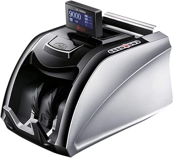 Money Counter UV MG Counterfeit Detector Money Counter Machine, Multi Currency Bill Cash Counting Machine, with LED Display Money Counter