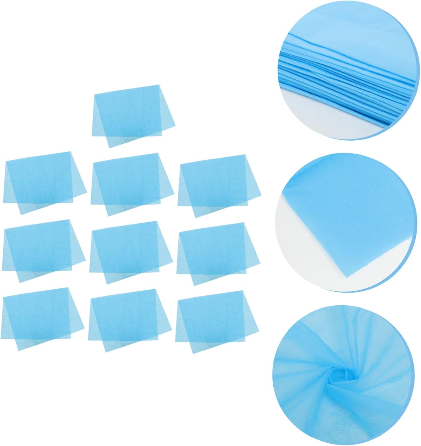 COLLBATH 10Pcs Disposable Bed Sheets for Beauty Salons Oil Resistant Breathable Practical Nursing Bed Cushions Non Woven Material for Elderly Care Spa Services
