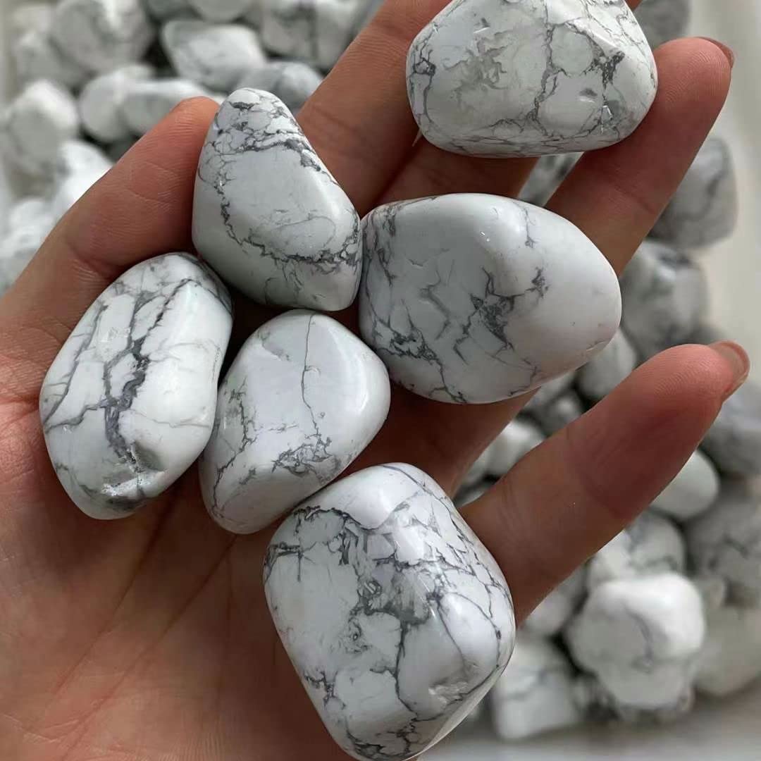 Decorazione for la casa da , 100 g Naturale Bianco Turchese Ghiaia Roccia Pietra Grezza Pepita Ghiaia Guarigione Vaso for Acquario Decorazione for Acquario 15-20 mm Regali, Cristallo Naturale raccolta