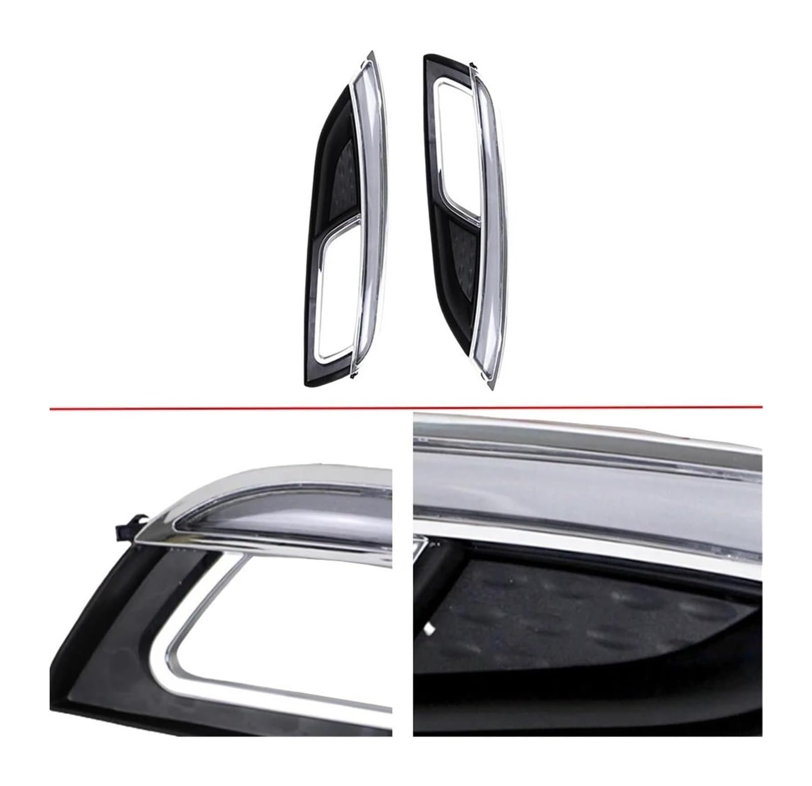 Freccia Auto Per Kia K3 Per Forte 2013 2014 2015 DRL Luci Diurne Fendinebbia Con Indicatore Direzione 2 Pezzi