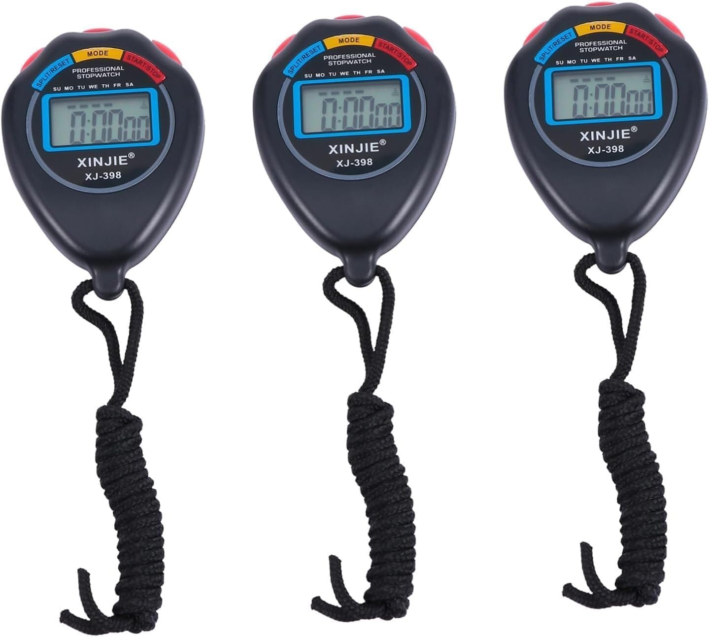 Stop Watches Timer 3pcs Stopwatch Timer Stopwatch Digital Watch Watches Marathon Sports Stopwatch Timer Chef Digital Timer Abs Timer