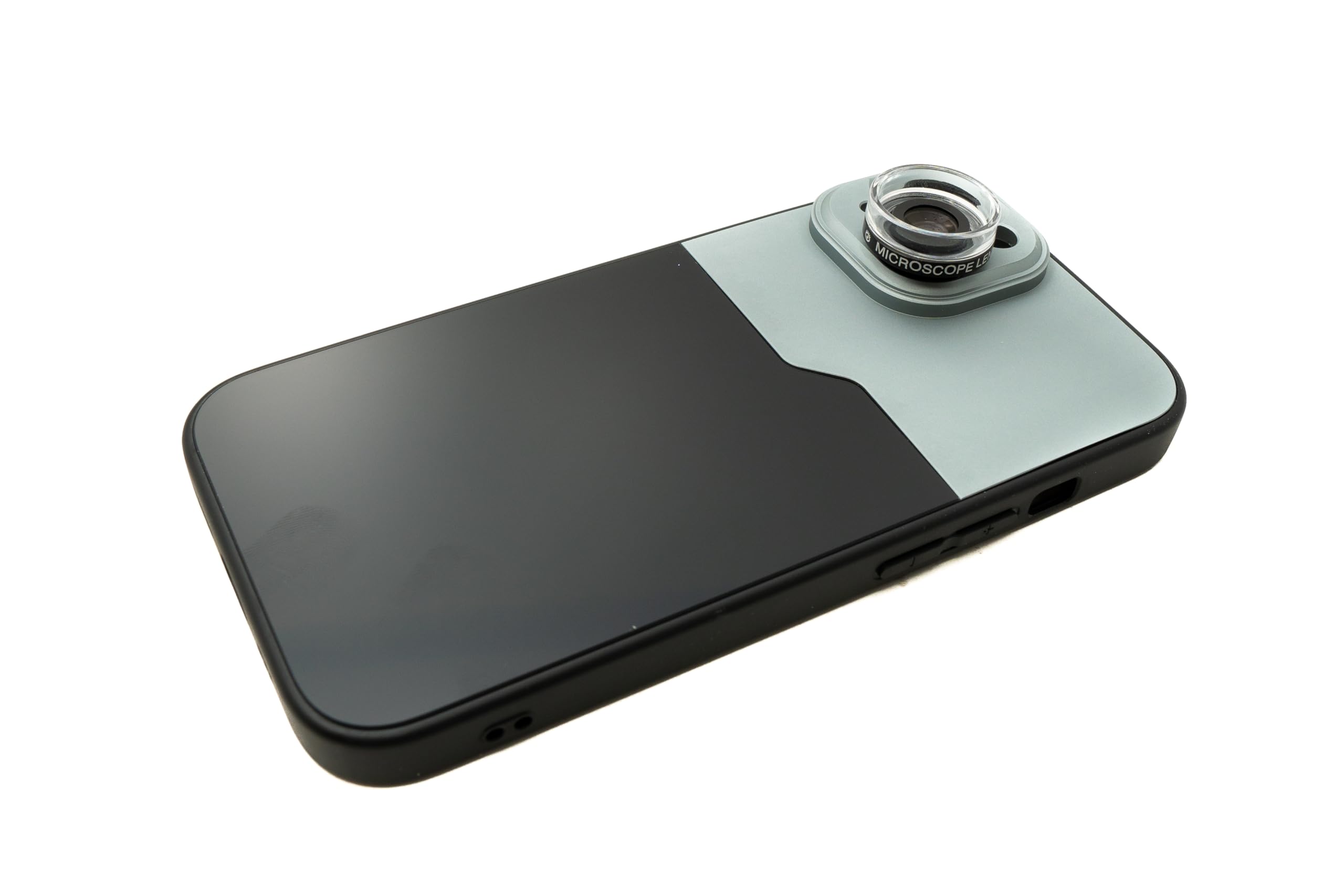 SYSTEM-S Super soczewka makro 30 x 37 mm mikroskop filtr z etui do iPhone 15