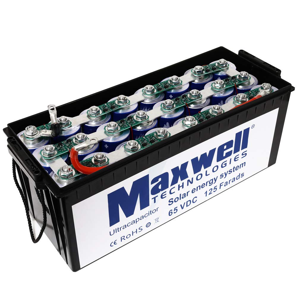 Maxwell Durablue 65V 125F Super Capacitor Module Solar Power System Home 24pcs 3000Farads car Battery ultracapacitor product thumbnail 4