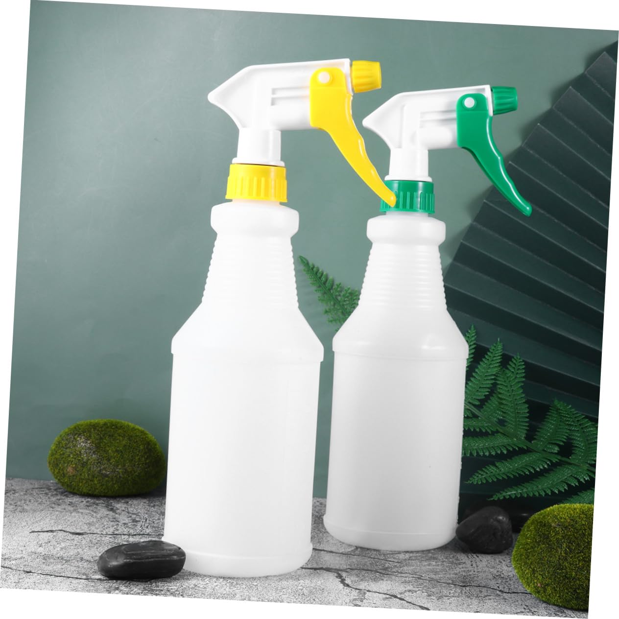 8pz Bottiglie Spray in Pe 750ml Portatili per Irrigazione e Styling Chioma, Bottiglie Spray Trasparenti per Cosmetici e Detergenti Colore Casuale
