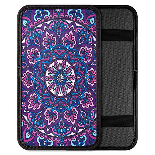 Vehicle Center Console Armrest Cover Pad, Universal Fit Comfort Center Console Armrest Cushion for Car, Various Patterns Design Car Armrest Cover