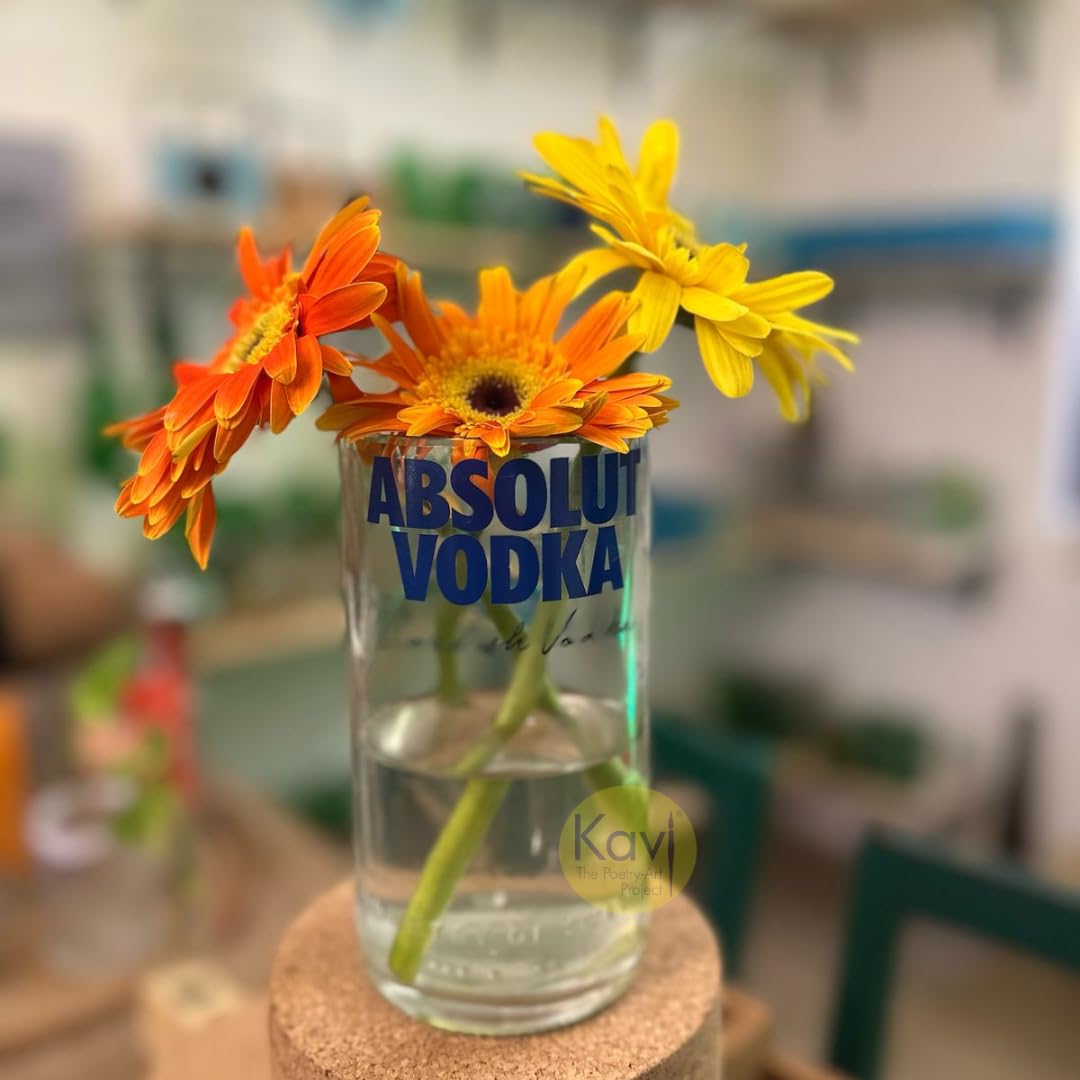 Buy KAVI Absolut Recycled Glasses, Pack of 1pcs, 500ml, 7.62cm Dia, Bar  Glass for Drinking Bourbon, Whisky, Scotch, Cocktails Online at Low Prices  in India - Amazon.in