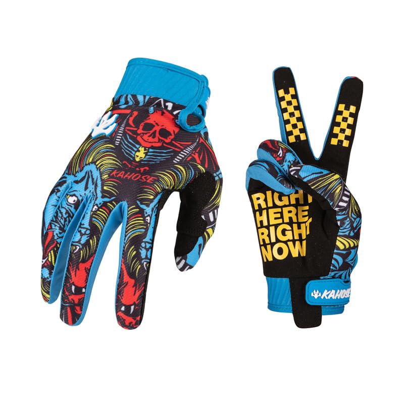 Gants de moto tout-terrain pour homme et femme - Gants de moto pour écran tactile - Pour BMX, VTT, équitation, course sur route, cyclisme, escalade, motocross