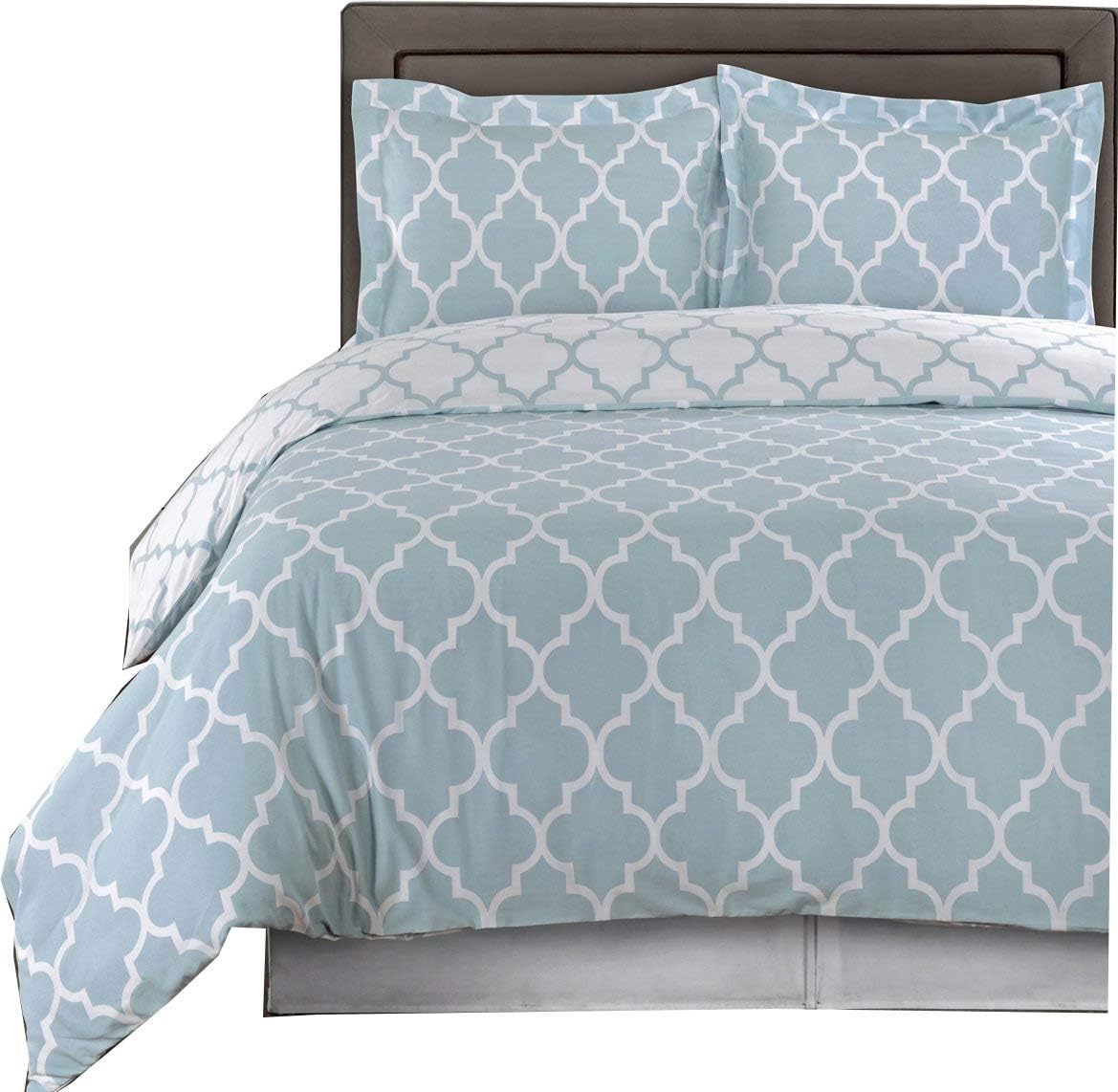 Best Deal Product Navy and White Meridian Twin / Twin XL 2-Piece Duvet-Cover-Set, 100 % Cotton 300 TC ❤ Crazy Deals Navy and White Meridian Twin / Twin XL 2-Piece Duvet-Cover-Set, 100 % Cotton 300 TC
