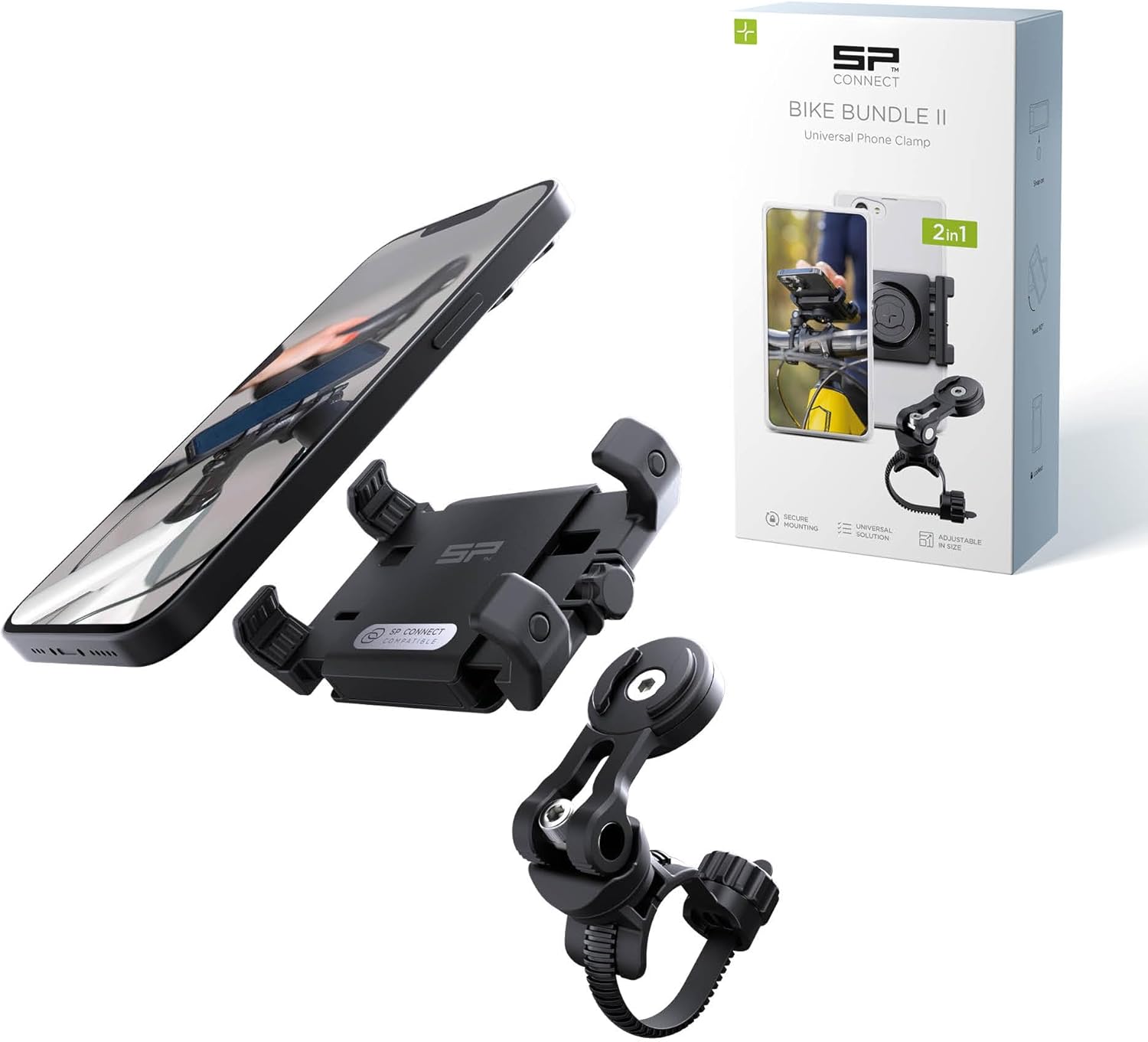 SP CONNECT Bike Bundle II Universal Clamp Universal Clamp Universal